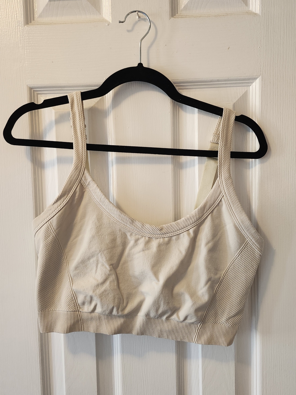 Old Navy Women's Cream Seamless Scoop Bralette